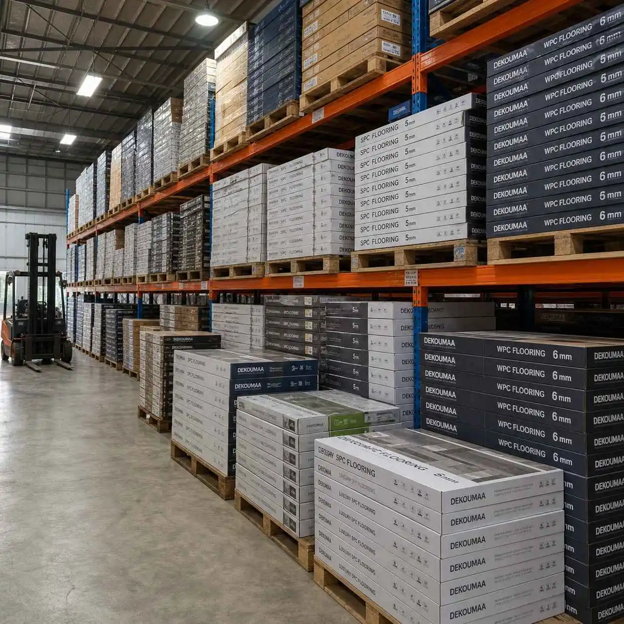 Gudang stok lantai vinyl lengkap