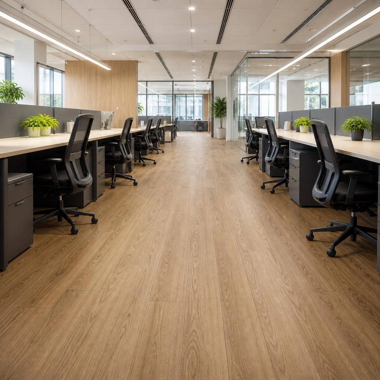 Lantai vinyl kantor